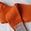 chaussette-laine-orange-homme-femme