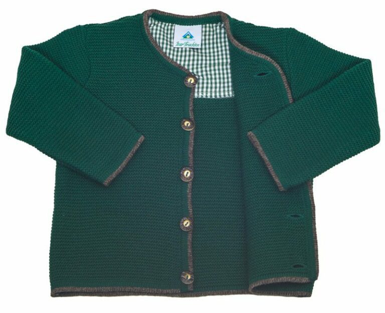 maille vert classique autrichien enfant edelweiss