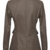 elegant women's jacket high collar back edelweiss steinbock