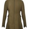 Veste femme élégante vert olive, dos visible