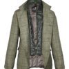 Veste homme motif à carreaux vert