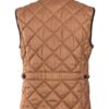 Gilet matelassé marron sans manches