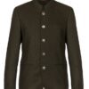 Veste homme vert foncé à boutons argentés